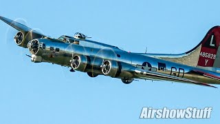 B-17 Flying Fortress Flybys - No Music!