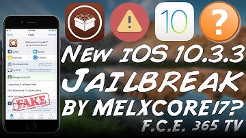 NEW IOS 10.3.2 / IOS 10.3.3 JAILBREAK BY MELXCORE17 ANALYZED