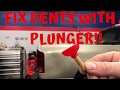 DIY Dent Repair With a Plunger. Save Money and Time. Paintless Dent Repair Magic Exposed.