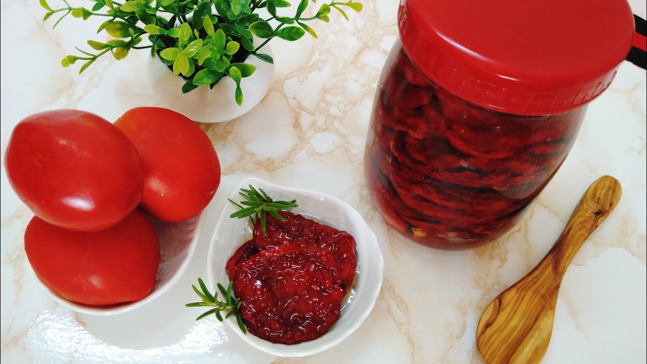 طماطم شريحة تونسية لعولة الشتوية و بطريقة منزلية ساهلة و أصلية 🍅🍅