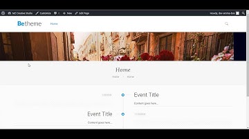 How to add Timeline in BeTheme website using Muffin Builder