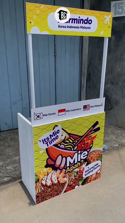 BOOTH Mulai 750 Ribu bisa  custom 082222217966 #shorts #shortsfund #viralvideo  #gerobak