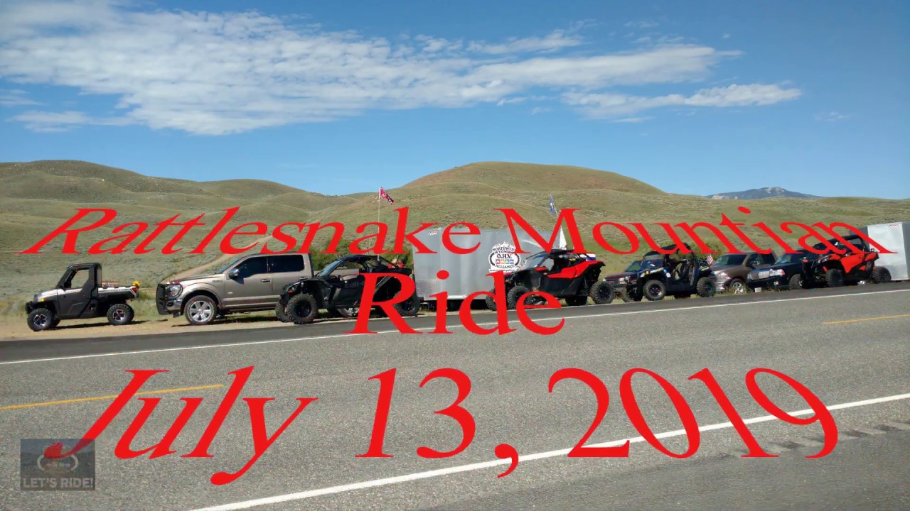 Northwest Wyoming OHV Alliance July 13,2019 Ride on Rattlesnake