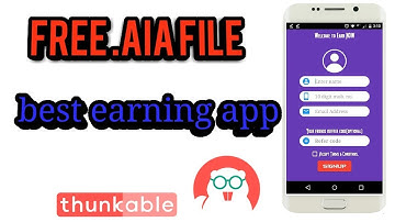 best earning app aia free..free...free(thunkable aia file)