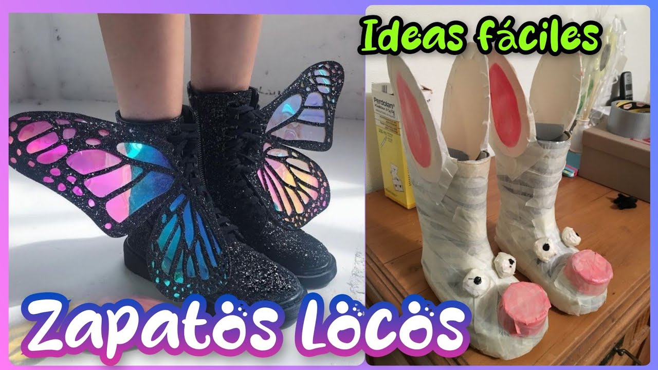 🛑 Zapatos Locos / Ideas de manualidades