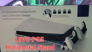 OIVO PS5 Horizontal Stand With Charging Dock For 2 Controllers