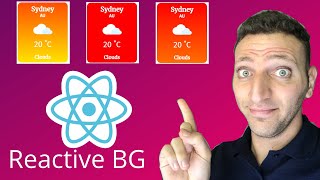05- Card Reactive Background (2/2) - Learn React in 2020