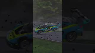 😱 Big Crash At Road America #Porsche #Gt3 #Crash #Iracing #Simracing