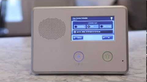 2GIG Go!Control; How to Create Schedules