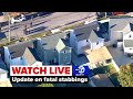 LIVE | Officials provide update on triple fatal stabbing in Queens