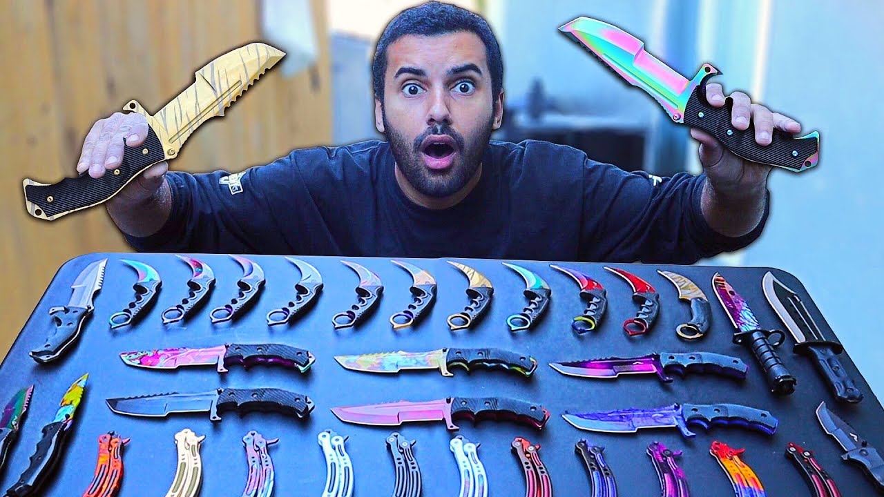 Someone Sent Me a 100+ LBS Box Of MYSTERY KNIVES!! (VIDEO GAME KNIVES