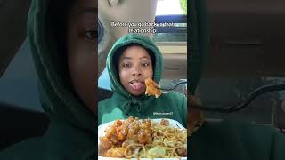 Before you go back.. #panda #pandaexpress #food #mukbang