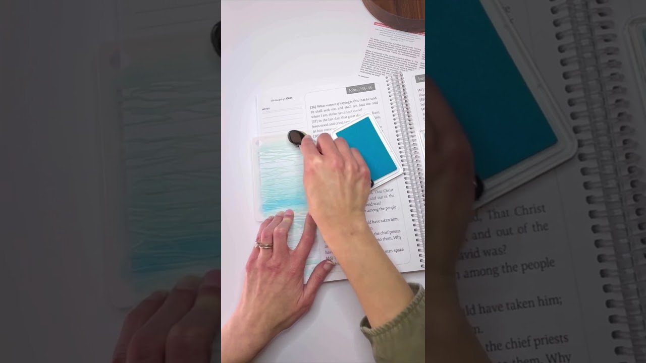 Stencil blending with Creative Retreat inks