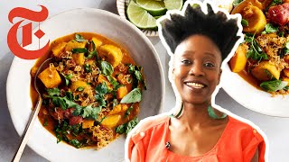 Yewande Makes Nigerian Yam and Plantain Curry | NYT Cooking