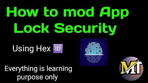 How To create a App Lock Security App//Only for Education //Tutorial No :-37