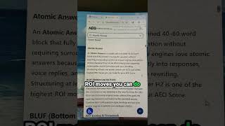AEO Strategies: Atomic Answers