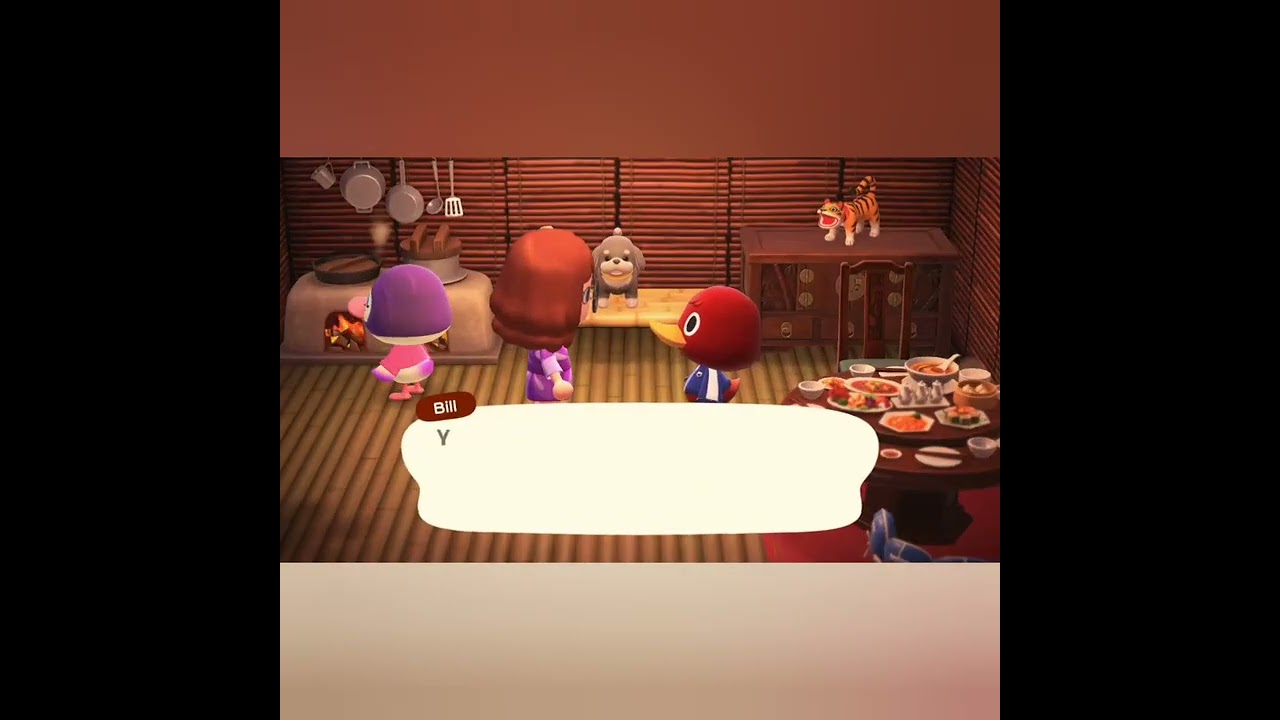 Animal Crossing New Horizons🏝:  Visiting Bill🏠🦆