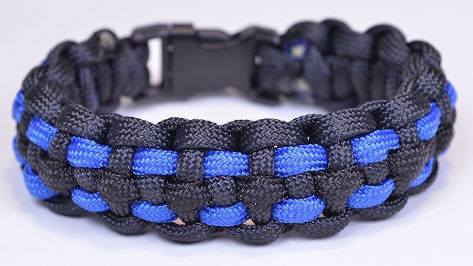 Thin Blue Line Paracord Police Bracelet (Copy)