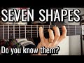 The Seven Shapes of the Major Scale ... (and how to play them)