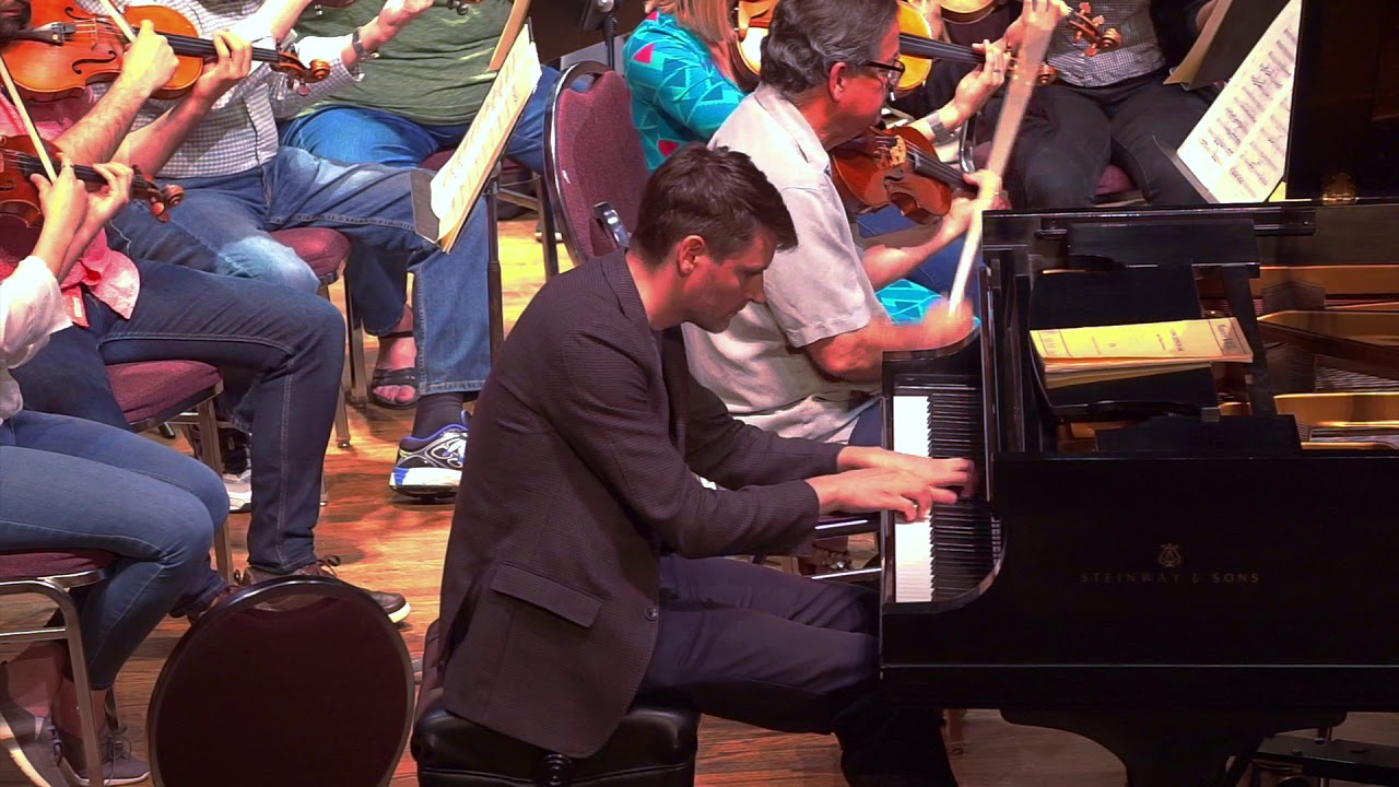 Rehearsal with Michael McHale