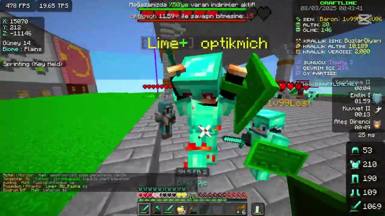 LuneCraft & CraftLime Kill montage 3 (amazx için)