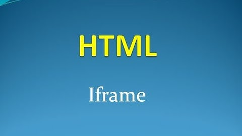 19.HTML | Iframe |Tutorial  In Bangla