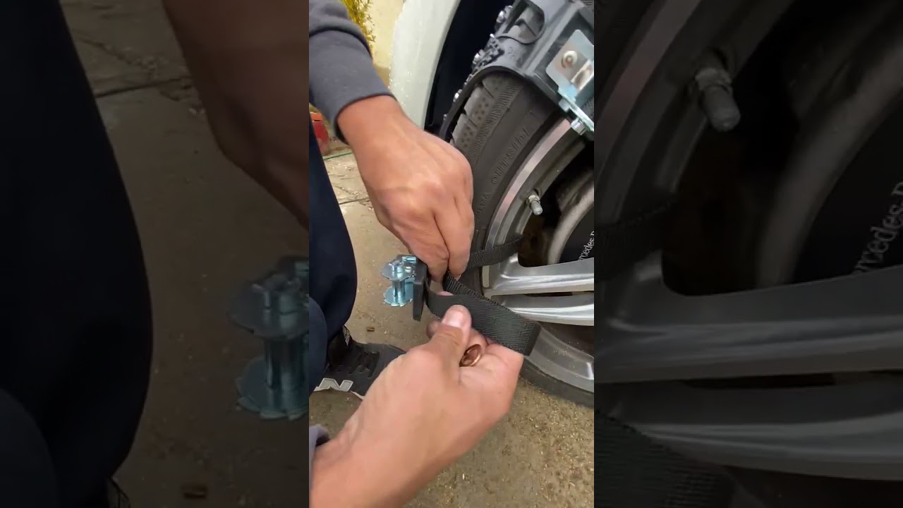 Aenamer Cadenas de Nieve, Universales Cadena Nieve Antideslizante 6 Piezas para Coche SUV Camión, Pa