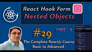react hook form tutorial in hindi || validation with react hook Form in hindi : nested objects  #29