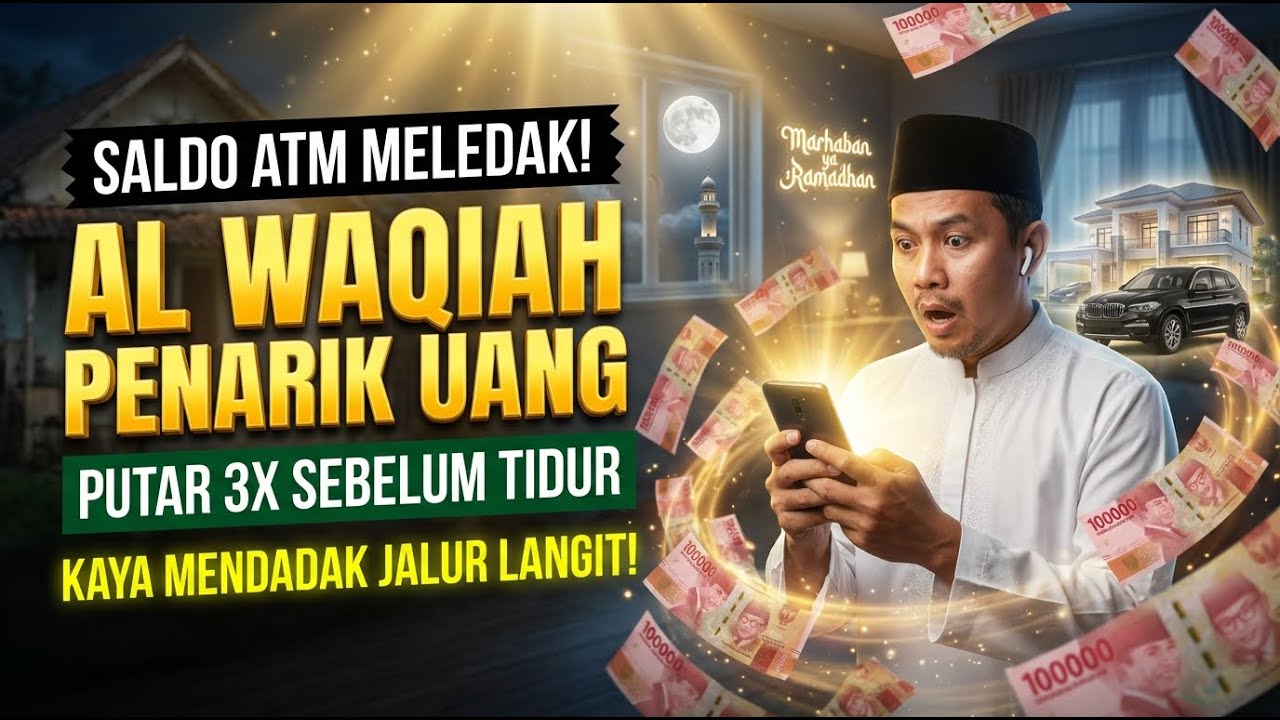 RAHASIA PETANG! Surah Al Waqiah Kunci Rezeki Melimpah Ramadhan 2026
