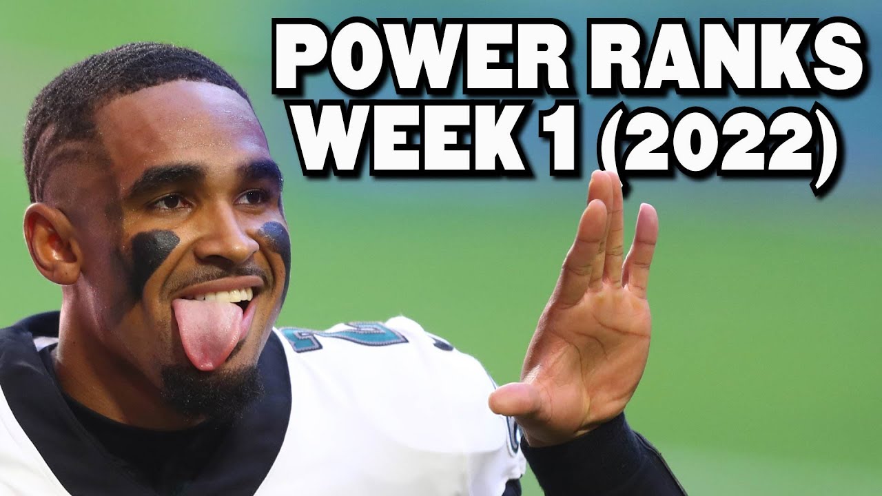 Top 10 NFL Power Rankings: Week 1 2022 - YouTube