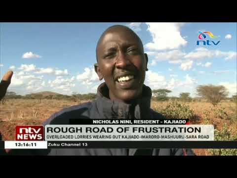 Overloaded Lorries Wearing Out Kajiado Road