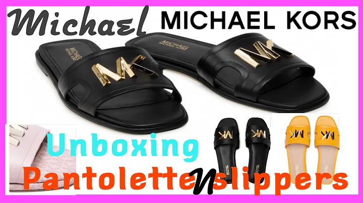 Michael Michael KORS PANTOLETTEN KIPPY SLIDE(black)