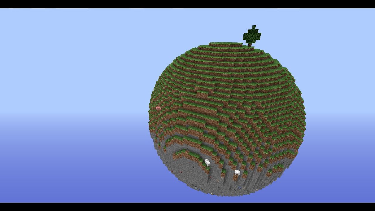 Minecraft Sphere + Hollow Sphere Tutorial