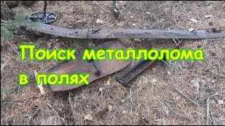 Поиск металлолома в полях