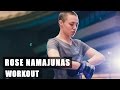 Rose Namajunas training for fight | Hard Workout