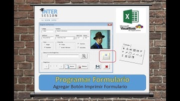 Visual Basic Excel #12 Imprimir, Agregar y programar el Botón para impresión del Formulario