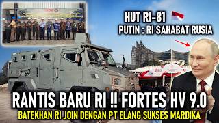 NEW MILITARY VEHICLE!! JOINING PT ESM, INDONESIA DEVELOPS FORTES HV 9.0 || 81ST ANNIVERSARY! PUTI...