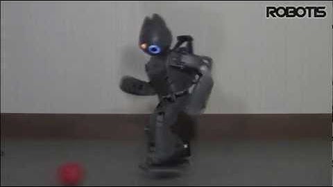 ROBOTIS Humanoid robot, DARwIn-OP - Wide angle view