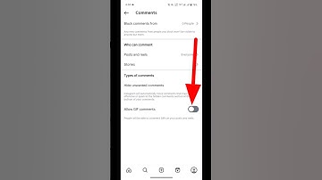 How to allow instagram gif comment #shorts #instagram #instagramsettings