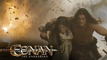 Conan Faces Off Against Zym | Conan The Barbarian (2011)