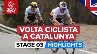 Battle Of The Favourites On La Molina! | Volta A Catalunya 2023 Highlights - Stage 3 screenshot 1