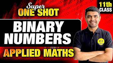 Class 11th Applied Maths | Binary Number Super one shot | by Rahul sir