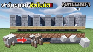 มายคราฟ 1.17: ฟาร์มขนแกะอัตโนมัติ 👷 | Sheep Farm # 26