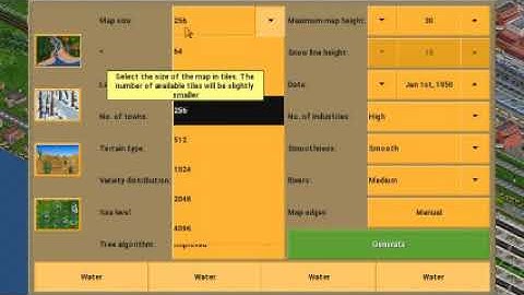 OpenTTD: Start new game with newgrf