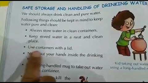 Grade 3 EVS Chapter 5 Storing and Saving Water (Reading)