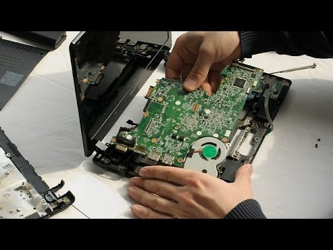 Разборка ноутбука Acer Aspire One: извлечение компонентов