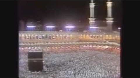 سورة الزخرف من الاية 57 الى اخر السورة في الحرم المكي تلاوة الشيخ علي جابر من تراويح ليلة 25-9-1401