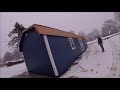 Tiny House/Shed Delivered Through the Ditch & Mud.