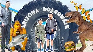 Arizona Boardwalk in Scottsdale Arizona Part 2 (Butterflies and Sharks and TRex, Oh My!) Must Go!