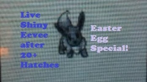 (LIVE) Shiny Easter Egg Eevee on Crystal VC hatches on Stream after 20+ Eggs!!